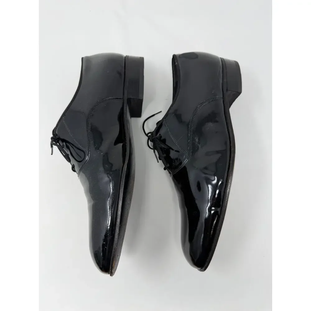 FLORSHEIM Men's Plain Toe Patent Leather Oxford Dress Lace up Shoes 10D
